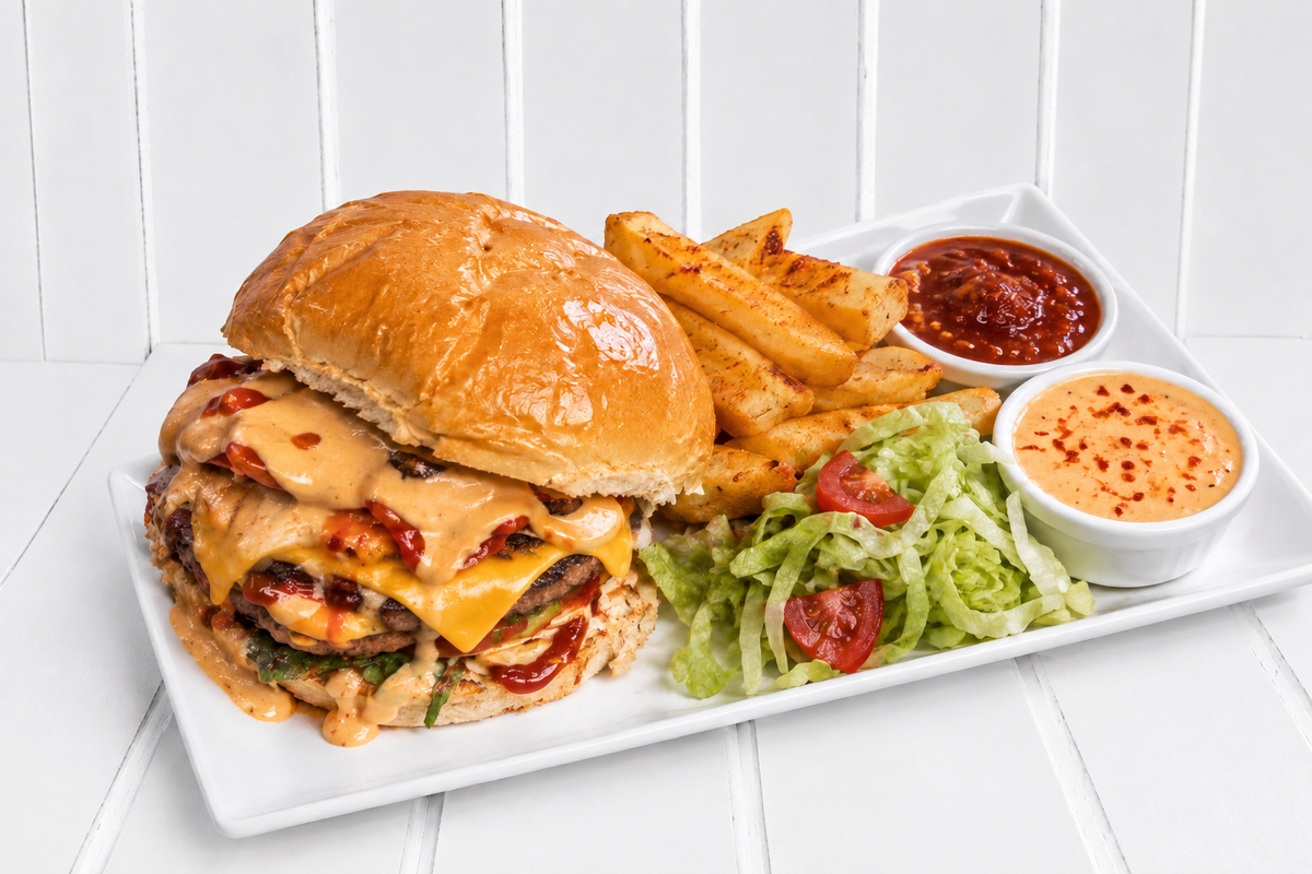 Beefeater & Cheese Burger