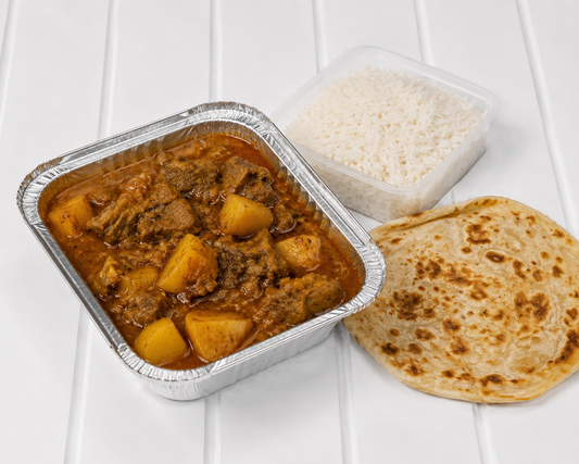 Medium Beef Curry (Rice or Roti)