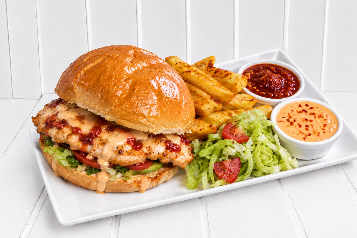 TV Burger (Chicken Fillet)