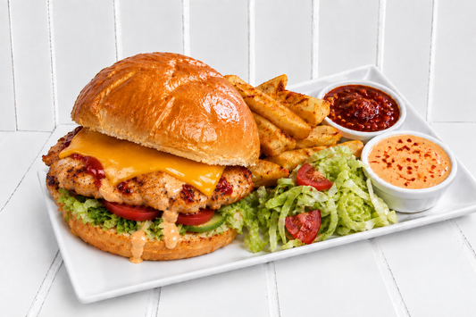 TV2 Burger (Chicken & Cheese)